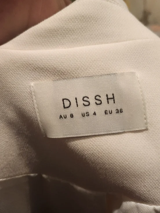 Dissh Ryker Cream Oversized Blazer size 4 - Picture 5 of 5